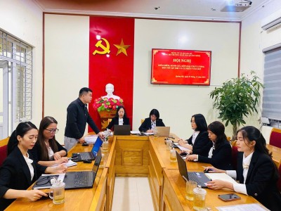 Đảng bộ Trường Mầm non Quảng Minh tổ chức Hội nghị kiểm điểm, đánh...