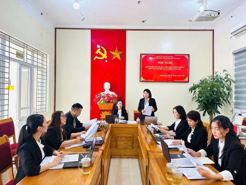 Đảng bộ Trường tổ chức Hội nghị đánh giá, xếp loại chất lượng tập thể, cá nhân năm 2025